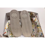 Max Mara White Floral Print Knee High Lace Up Platform Boots Size 39 size 8 Photo 4