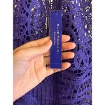 Elie Tahari Plum Lace Fit & Flare Sleeveless Dress Size 16 Elegant Design Photo 5