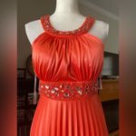 My Michelle Women’s Open Back Beaded Prom Maxi Dress Sz 2 Princess Goddess Rhinestone Glam Photo 9