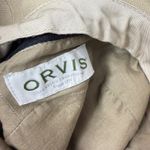 Orvis  Wide Brimmed Hat Womens One Size Adjustable Khaki Sun Hat Packable Cotton Photo 6