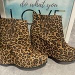 BCBGeneration Ankle Boots Size 7 Suede Wedge Heel Brown Photo 0