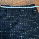 Bob Mackie Y2K Tweed Skirt Black Lime Green F Photo 4