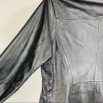 Wilsons Leather Black Blazer Sz Medium Town & Country Classic Photo 7