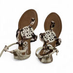 Circus by Sam Edelman  Embellished Thong Sandals Ankle Strap‎ Photo 0