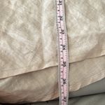 Handmade Linen  Floral Beads Embroidery Aprox L Photo 15