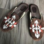 Cole Haan D21151 Suede Leather Slippers faux fur Photo 0