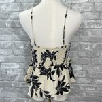 Monteau  Linen Floral Tank Top Photo 3