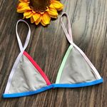 Tavik swim TAVIK JETT ColorBlocked Sand Bikini Top MEDIUM  Photo 2