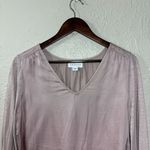Velvet Graham & Spencer Satin Top XS Modal Rose Minimalist Luxury USA Valentine Pink Photo 1