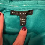 Thirty Thirty small green/blue tulle strapless mini dress brand new Green Photo 2