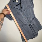 Nicole Miller Nicole Miller NY | Small Gray Jumpsuit with Tie Waist Charcoal Photo 4