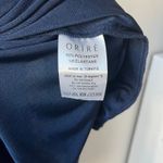 NEW ORIRE Dress Maya‎ Blue Ruched Long Sleeve Draped Maxi Gown Size 0 Photo 11