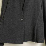 Eileen Fisher Womens Black Wool Jacket Lightweight 1 Button Sweater Knit Career Photo 3
