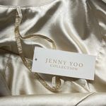 Jenny Yoo  Brenna V-Neck Waistline Satin Dress Photo 9