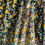 BCBGeneration NWOT Black Floral Crop Wrap Top w Tie Photo 4