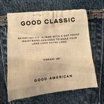 Good American  Good Classic Raw Hem High Rise Jeans Blue Skinnyish Fit Size 2/ 26 Photo 3