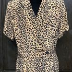 Robbie Bee Vintage animal print silk dress. Size 6 Photo 3