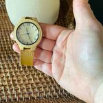 •Bamboo leather wristwatch• Brown Photo 1