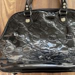 Hello Kitty Sanrio Black Patent Embossed Dome Tote Handbag Pink Inter Loungefly  Photo 3