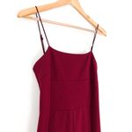 Urban Outfitters Audrey Ponte Jumpsuit in Maroon | Size XS Photo 6