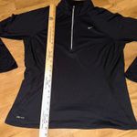 Nike  Dri Fit Womens Long Sleeve Quarter Zip Pullover Top Black XL Athletic Photo 5