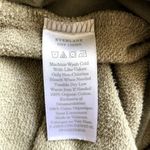 Everlane  French Terry Crop Jumpsuit Women M Khaki Elastic Waist Everyday Organic Photo 6