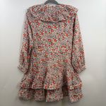 Vineyard Vines  Women's Ivy Ruffle Dress cotton silk floral multi stone size 12 Photo 5