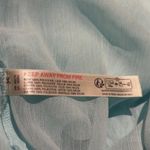 Anthropologie Sheer Maxi Skirt Size M Soft Mint Photo 4