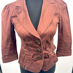 Forever New Forever, Brown blazer, 3 foot and‎ three-quarter sleeve Photo 0