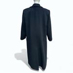 Vintage 70s/80s Karen Wool Cashmere Black Trench Coat ILGWU Union Made USA L Size L Photo 3
