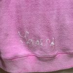 J. America  Pink White Floral Hand Painted Hoodie XL Photo 3