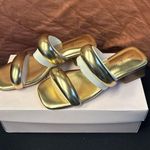 Chinese Laundry  Gold Block Heel Sandals Photo 2