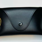 Ray-Ban  Glasses Case Luxoticca Sunglasses Leather Velvet Black Gold Snap Closure Photo 0