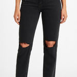 Abercrombie & Fitch 90s Straight Ultra High Rise Jeans Women’s 29R Distress New Photo 0