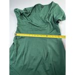 Emerald Green Asymmetrical Ruffle Dress Size XL Photo 8
