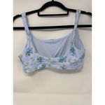Brand New American Eagle Women's Size Medium Blue Floral Bralette Bra Photo 5