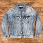 Lucky Brand The Tomboy Trucker Denim Jacket Photo 7