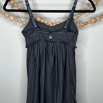 Lululemon Dark Gray Pritti Ruffle Athletic Tank Photo 0