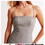 Abercrombie & Fitch  Strapless Gray Dress/Pleated Skort Photo 2