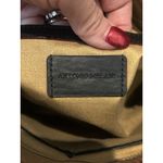 Antonio Melani Antonio Melani "Blair" Faux Ostrich Leather Orange Shoulder Bag Photo 6