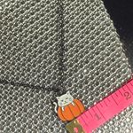 Boutique Kitty Cat Pumpkin Necklace Crazy Cat Lady Black Jewelry for Women Fur Baby goth Photo 5