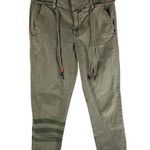 Sundry Womens Olive Green Twill Drawstring Waist Pants Size 24 Photo 0