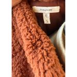 Maurice's Womens Plaid Sherpa Lined Vest Size S Rust White Quilted Gilet Photo 3