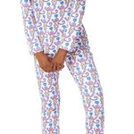Roller Rabbit  Lovely Monkey Pima Cotton Long Sleeve Pajamas XXS Photo 0