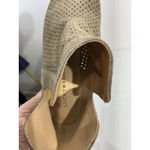Lucky Brand Womans  Bootie 8 M Tan Vented Pull On Heels Photo 6