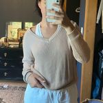 Brandy Melville Tan Knit Sweater Photo 0
