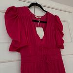 Ulla Johnson NEW  Daria Dress Orchid Size 2 Pink Tiered Satin Puff Sleeve Bow Tie Photo 5
