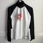 NWT Atomic White & Black Snowcloud Fleece Zip Photo 2