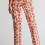 Pacsun Eco Flower High Waisted Straight
Leg Jeans Pink Size 28 Photo 3
