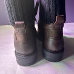 Cougar Brown Leather Combat Boots Size 8 Photo 12